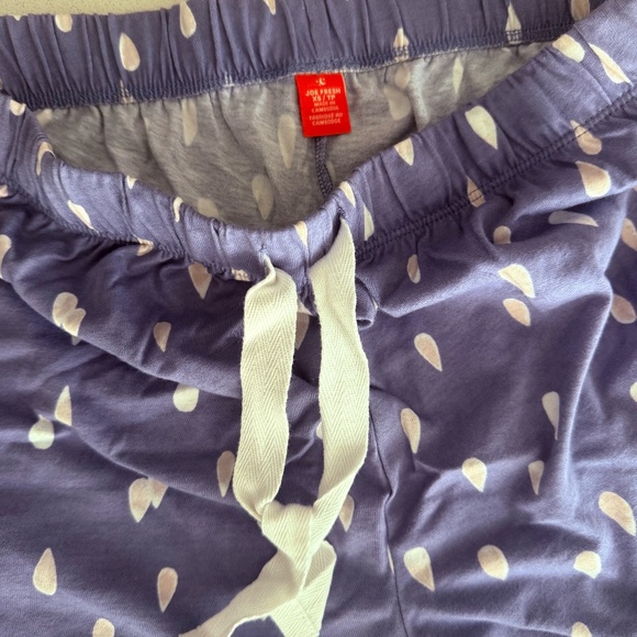 Purple Raindrop Print Lounge Pants/Pajamas - Picture 3 of 3